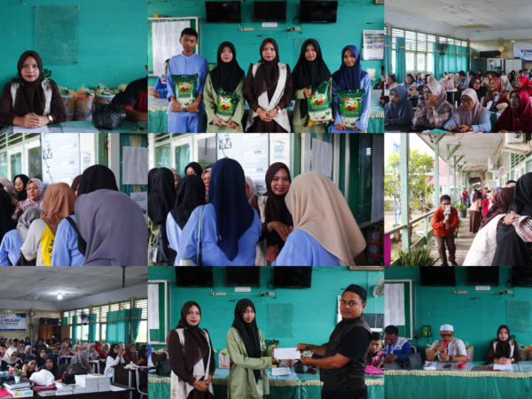 Sinergi Kepedulian, SMK Negeri 1 Tanjung Jabung Barat Gelar Aksi Sosial B4 (Berbagi Beras & Berbuka Bersama)