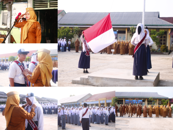 Awali Tahun Ajaran Baru, SMK Negeri 1 Tanjung Jabung Barat Gelar Upacara Bendera dan Pembukaan MPLS 2026